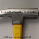 Zimmermannshammer Stahl/Glasfaser/Kunststoff mit Handgravur