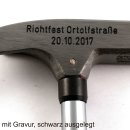 Zimmermannshammer Stahl/Kunststoff mit Handgravur