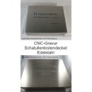 CNC-Gravur auf einem Kistenschatullendeckel
